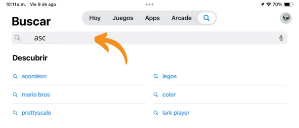 Instalación de la App en iPad - Paso 2