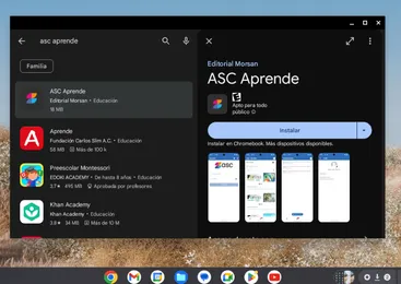 Instalación de la App en Chrome OS - Paso 3