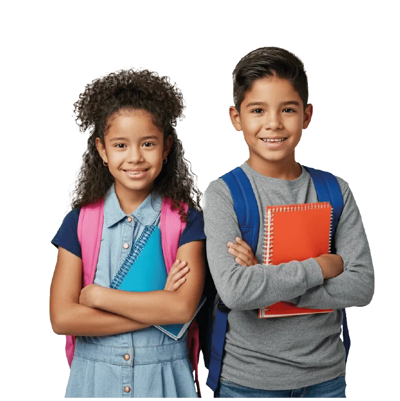 Imagen de un niño de primaria