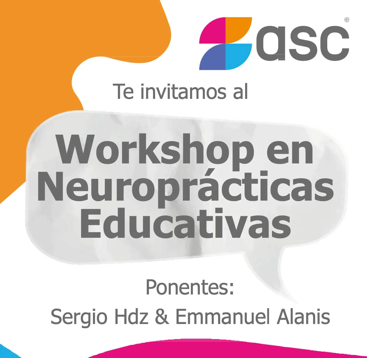 Flyer del evento Workshop en Neuroprácticas Educativas - León, Gto.